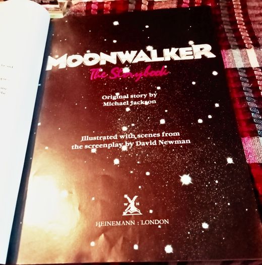 1988. Moonwalker. The Story Book. Michael Jackson.