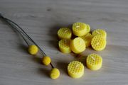 Beeswax tealight candles...Honeycomb style (with metal cups or refills with no cup)