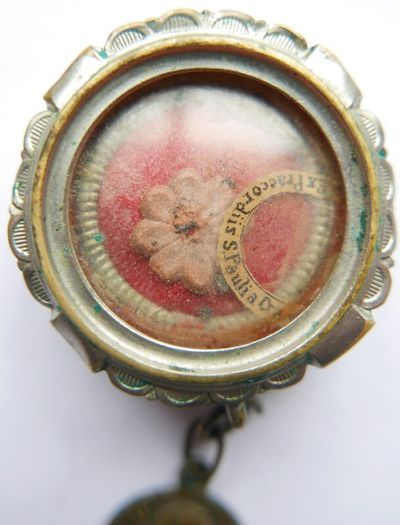 Antique Relic of Ex Praecordiis S.Paulia - Reliquary - Saint