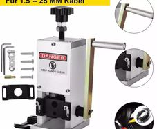Manual Wire Stripping Machine Copper Cable Peeling Stripper w/ Drill Connector