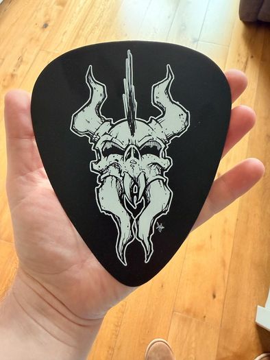 Metallica m72 tour Jumbo guitar pick Dublin 2026