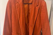 Orange blazer