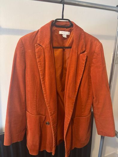 Orange blazer