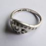 Vintage 925 Sterling Silver Ring with Stone Detailing size K - 1,8g Image 5