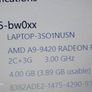 HP 15.6 inch Laptop, TPN-C130, 4GB Ram, 1 Terrabyte, Windows 10, AMD A9-9420 Radeon R5, 5 Compute Cores, 2C+3G, 3.0GHz, Microsoft Edge, Chrome Image 5