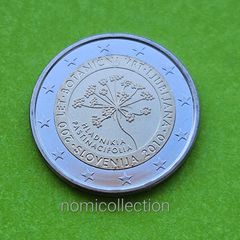 Slovenia 2010 year Uncirculated 2 Euro coin.