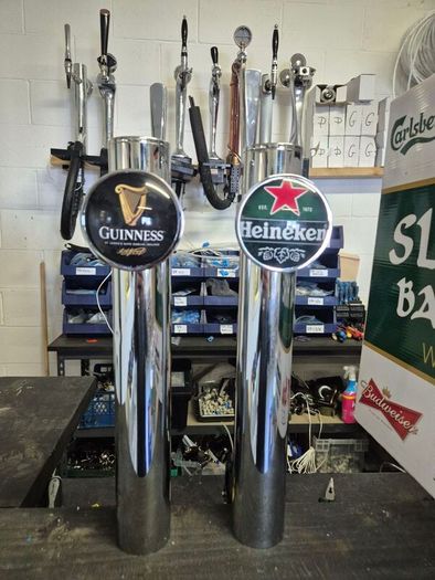 beer taps and cooler