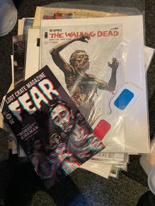 Walking Dead 132 Loot crate with 3D glasses and mini comic