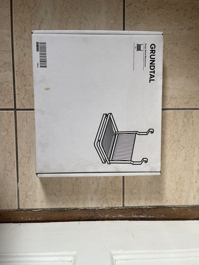 IKEA GRUNDTALHanging/foldable Storage Dish Rack with Drain for Kitchen