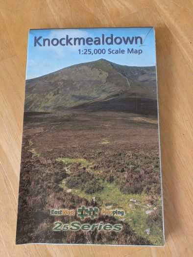 Knockmealdown Mountains Hiking Map