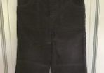 Black corduroy boys trousers aged 3 years