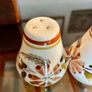 Vintage Set Hand Painted Ceramic Salt & Pepper Shakers Mid Century Image 5