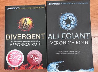 Divergent & Allegiant, Books 1&3 by Veronica Roth