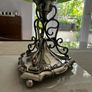 Vintage Epergne cut crystal silver plated Image 6