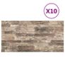 3D Wall Panels with Multicolour Brick Design 10 pcs EPS Image 2