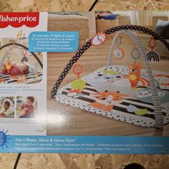 Fisher-Price 3-in-1 Music Glow and Grow Baby Gym