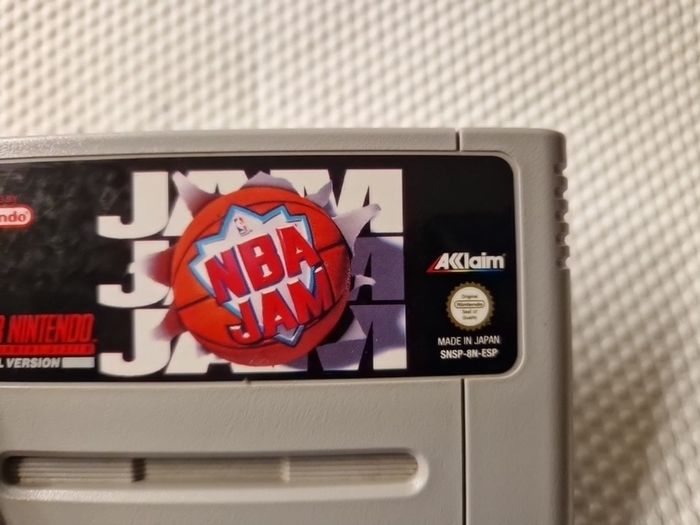 NBA Jam Super Nintendo Snes Arcade Retro Games Original