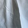 Stradivarius white denim midi skirt with front slit size 12 Image 2