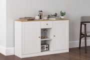 Kitchen Dresser Sideboard with Drawer Cabinets, Shelves