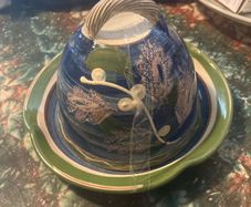 Judy greene pottery cheese dome free postage