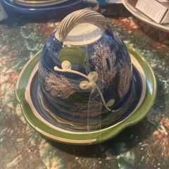 Judy greene pottery cheese dome free postage