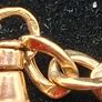 Vintage 9ct  tbar figaro bracelet Image 5