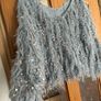 Shein grey v-neck fluffy sweater size L UK14 EU42 Postage included Image 3