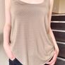 River Island Beige Rhinestone Top - UK 6 Fits UK 8 Image 3