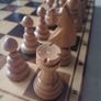 Quality Large Wooden Folding Chess Set 14x14 Inches Board Game Image 6