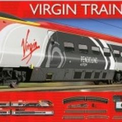 Hornby R1155 Virgin Alstom Pendolino Train Set, Mint
