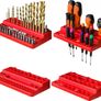 New 58pcs Plastic Wall Mounted Pegboard With Storage Boxes + Hooks Image 5