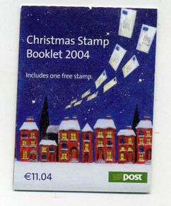 2004 Ireland Christmas Stamp Booklet Mint Never Hinged (MNH). Hibernian HB125.
