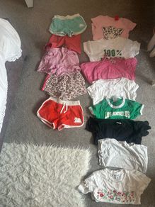 5-6y Girl Summer bundle shorts & T-shirts