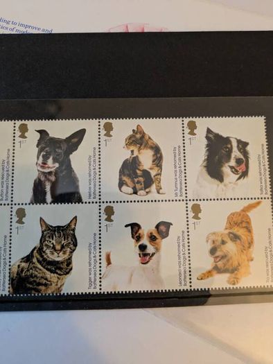 cats & dogs commemorative stamps
