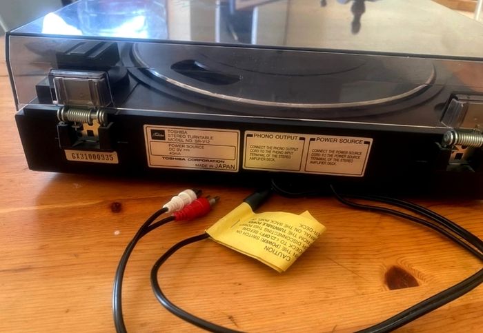 Toshiba SR V-12 Record Player 1980s