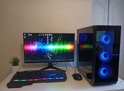 Gaming Pc Ryzen 5 3600 Cpu, 16gb Ram, 240gb Ssd, 500gb Nvme, Gtx 970 4gb Graphics Card, Windows 10 Pro
