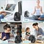USB Desk Fan, Small Personal Fan,Table Fan Rechargeable 4000mAh Battery,5 Speed Silent Bed Fans with 360 Degree Rotatable Strong Airflow (FREE POSTAGE) Image 3