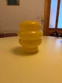 Vase, yellow, ikea
