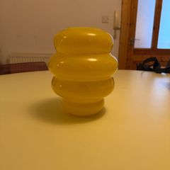 Vase, yellow, ikea
