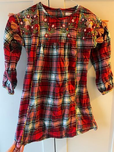 Tartan Next dress age 5-6