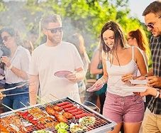 680x320x730mm, Large Foldable Stainless Steel Barbecue Grill for Camping, Picnic, Garden, and Outdoor Cooking