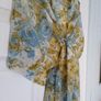 Long Scarf with Knotted Fringe Image 4