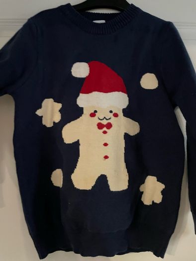 Christmas Jumper kids 5-6 y 100% cotton New