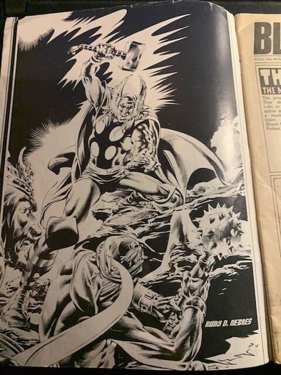 Thor - Blockbuster Marvel Winter Special UK Weekly Comics Nov 1980