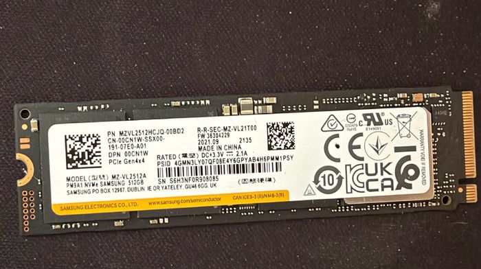 1TB 512GB Ssd M.2 Nvme SSD 2280 Mixed Brands