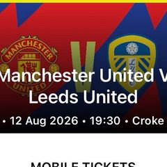 Man united v Leeds