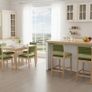 Set of 2 Velvet Bar Stools for Kitchens Vintage Bar Stools Counter Stools with Solid Wood Legs for Dining Room Living Room (Green) Image 6