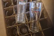 Box, 22  bulmers irish cider, offical branded pint glasses
