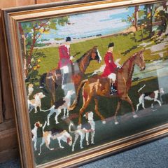 Vintage Needlepoint Wall Art