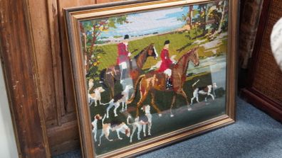 Vintage Needlepoint Wall Art